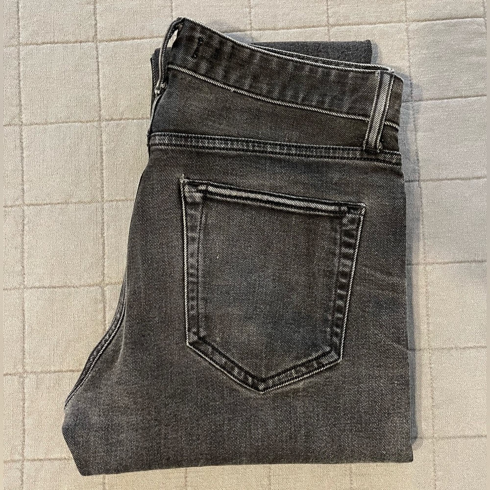 Size 30 Black Buck Mason jeans.